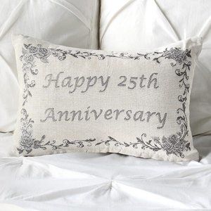Endless Love 25th Anniversary Throw Pillow